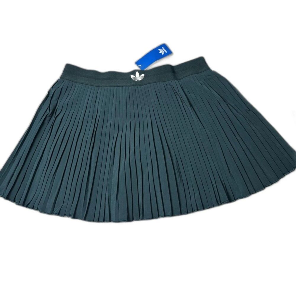 adidas Tennis Pro climacool Pleated Tennis Skirt Green JM4731 Women’s Medium NEW - Picture 3 of 16
